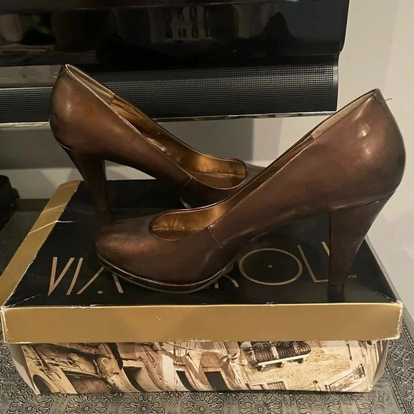 via neroli shoes bronze- size 7.5 - Picture 5 of 7